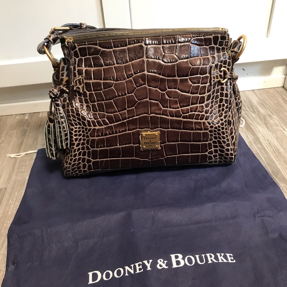 Dooney & Bourke Tassel Crocodile Bag
